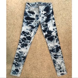 American Eagle Tie Dye Acid Wash Jeggings
